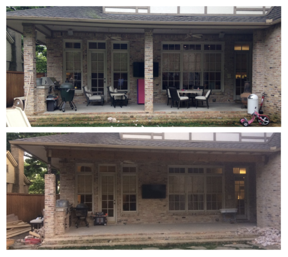 Column Removal Before After